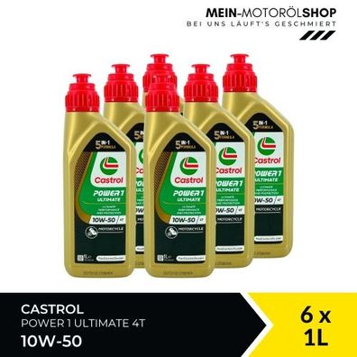 Castrol Power 1 Ultimate 4T 10W-50 6x1 Liter