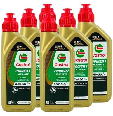 Castrol Power 1 Ultimate 4T 10W-50 6x1 Liter