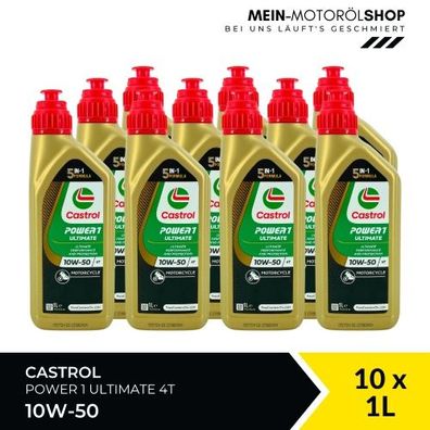 Castrol Power 1 Ultimate 4T 10W-50 10x1 Liter