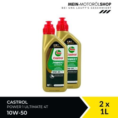 Castrol Power 1 Ultimate 4T 10W-50 2x1 Liter