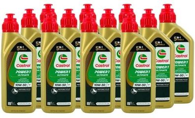 Castrol Power 1 Ultimate 4T 10W-50 12x1 Liter