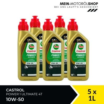 Castrol Power 1 Ultimate 4T 10W-50 5x1 Liter