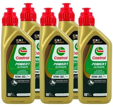 Castrol Power 1 Ultimate 4T 10W-50 5x1 Liter