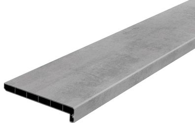 Lignodur Topline LD36 Innenfensterbank beton grau 150 mm inkl. Seitenabschluss