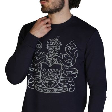 Aquascutum - Bekleidung - Sweatshirts - FAI001-85 - Herren - navy, hite