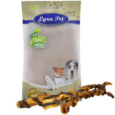 1 - 50 Stk. Lyra Pet® XXL Rinderkopfhautstangen mit Pansen ca. 70 cm