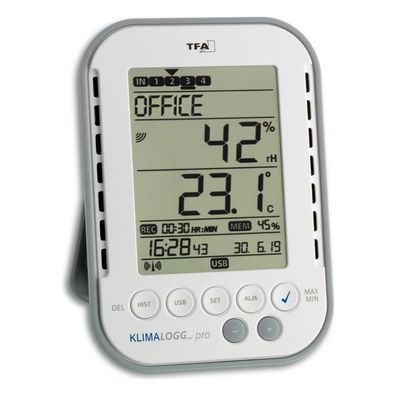 TFA - Profi-Thermo-Hygrometer mit Datenlogger-Funktion Klimalogg PRO - 30.3039.K