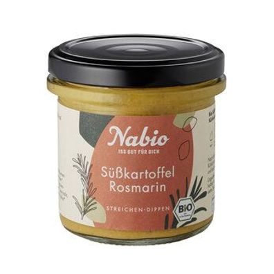 Nabio 3x Nabio Mediterraner Aufstrich Süßkartoffel Rosmarin 135g