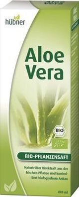 Hübner Aloe Vera BIO-Pflanzensaft naturtrüb 490ml