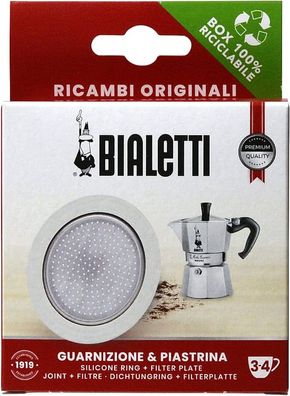 Bialetti 1 Gummidichtung+1Filter 2/3/4T 107176