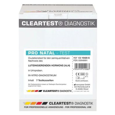 Cleartest® Pro Natal Ovulationstest Schnelltest, 7 Tests