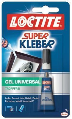 Loctite Superkleber Gel, 3 g Tube