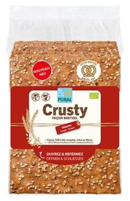 Pural Crusty Brezel Art-Sesam 200g