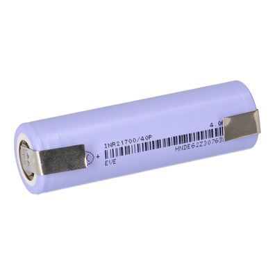 EVE Li-ion Akku INR21700-40P 3,6V 4000mAh - 50A U-Lötfahne