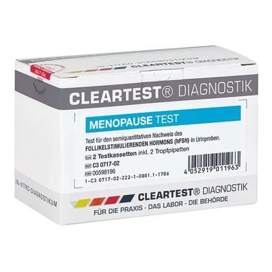 Cleartest® Menopause Schnelltest, 2 Tests