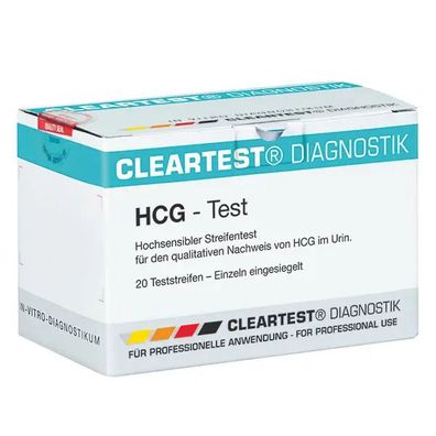 Cleartest® HCG Schwangerschaftstests, Schwangerschaft Tests, 20 Teststreifen