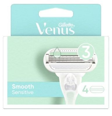 Gillette Venus Smooth Ersatzklingen, 4 Stück