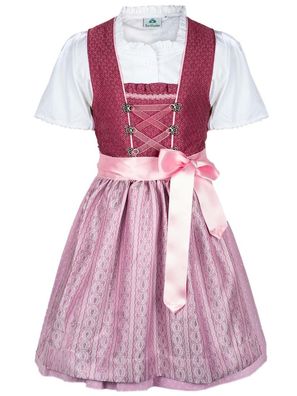 Kinderdirndl kurz mit Bluse 44942 Isar-Trachten