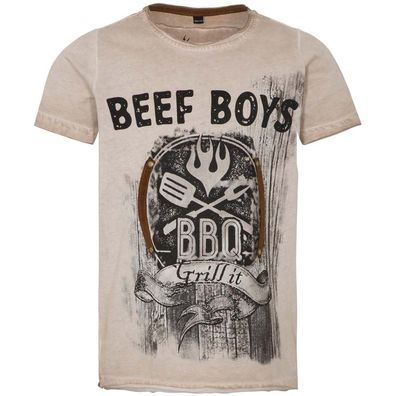 Hangowear T-Shirt Beef Boys Kids greige