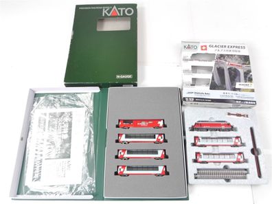 Kato N 10-1816 10-1146 Triebzug "Glacier Express" Basisset mit Ergänzungsset