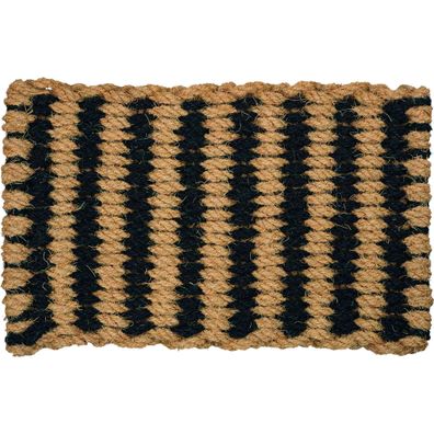 Fußmatte Schwere handgewebte Naturmatte Boutique Admiral 45 x 75 cm aus Kokos