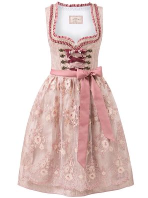 Dirndl Alena 60er Länge altrosa