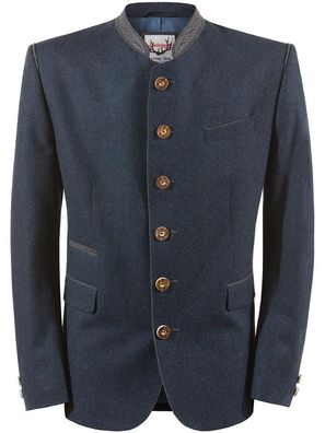 Trachtenjacke Titus blau-grau