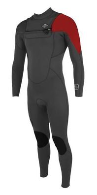 SOÖRUZ Neoprenanzug Fullsuit 4/3 Front-zip Fly+ Junior - Grey