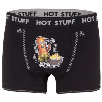 Trachtenunterhose Hot Stuff schwarz