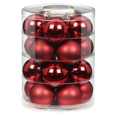 Weihnachtskugeln 20 Stk 6cm Chianti