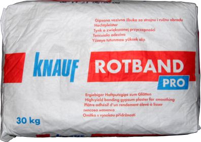 30kg Knauf Rotband Pro maschinengängiger Haftputz