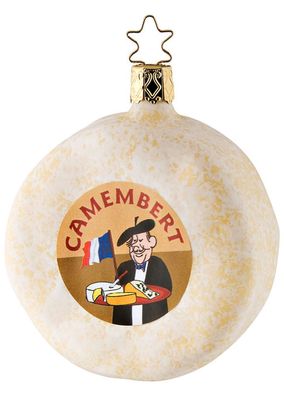 Christbaumschmuck Camembert 8.5cm Inge-Glas