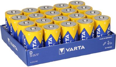 20x Varta Batterie Mono D 4020 Industrial