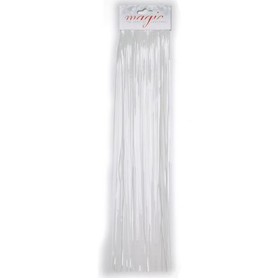 Lametta glatt 50cm weiß Inge-Glas