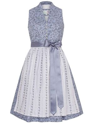 Dirndl Isar 60er Länge blau