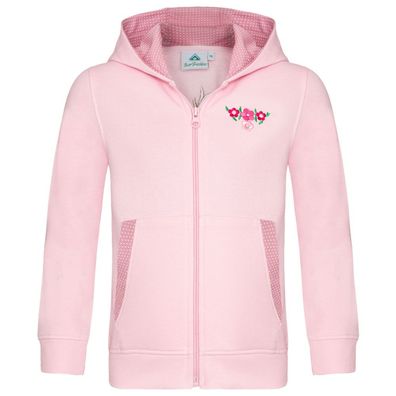 Kinderjacke mit Kapuze 57303 rosa Isar-Trachten