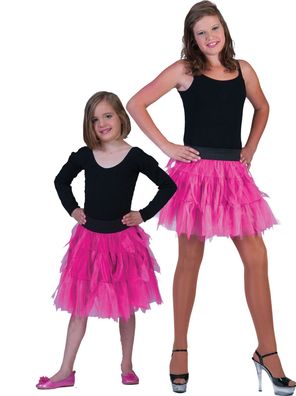 Tüllrock Kinder pink OneSize Funny Fashion