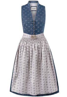 Dirndl Amalie2 65er Länge dunkelblau