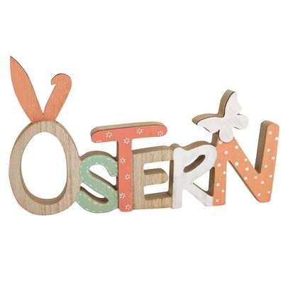 Schriftzug Ostern bunt 29,5cm