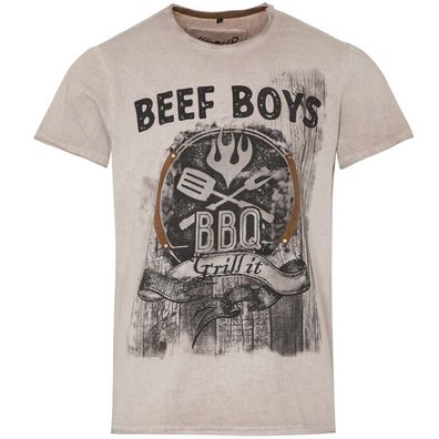 T-Shirt Beef Boys greige