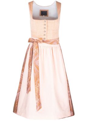 Dirndl Isabella 70er Länge apricot