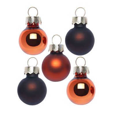 Mini-Kugeln 25 Stk 2cm Shiny Chestnut Inge-Glas