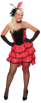 Can Can Girl Damen Kleid Saloon Girl