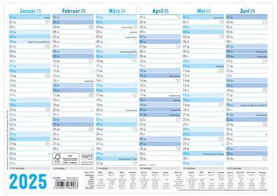 HÄFFT Kalender Tafelkalender 2025 A4 8457-9