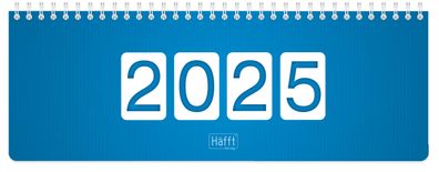 HÄFFT Kalender Tischkalender 2025 Querkalender 8449-8