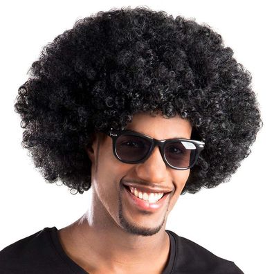 Perücke Afro Groove schwarz