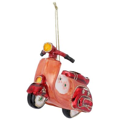 Christbaumschmuck Motorroller 10cm