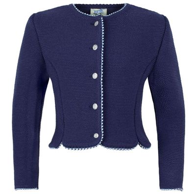 Kinderstrickjacke 47068 marine Isar-Trachten