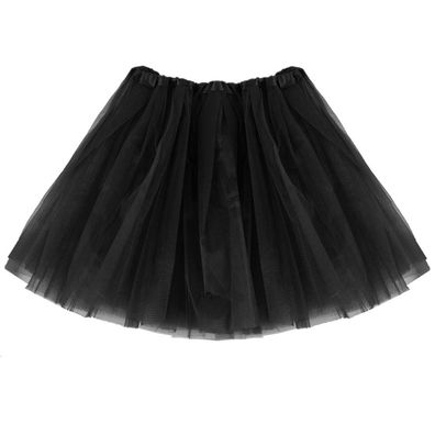 Tutu 40cm schwarz Tüllrock