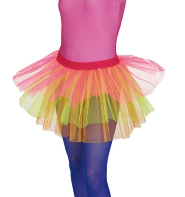 Andrea-Moden Petticoat Rainbow neon bunt